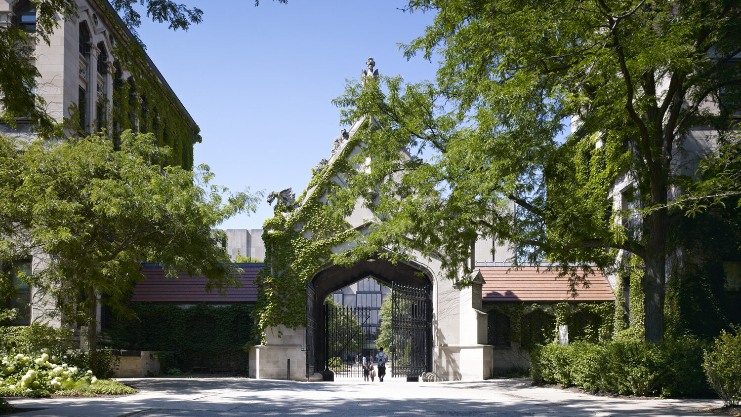 View of the historic Cobb Gate looking North.