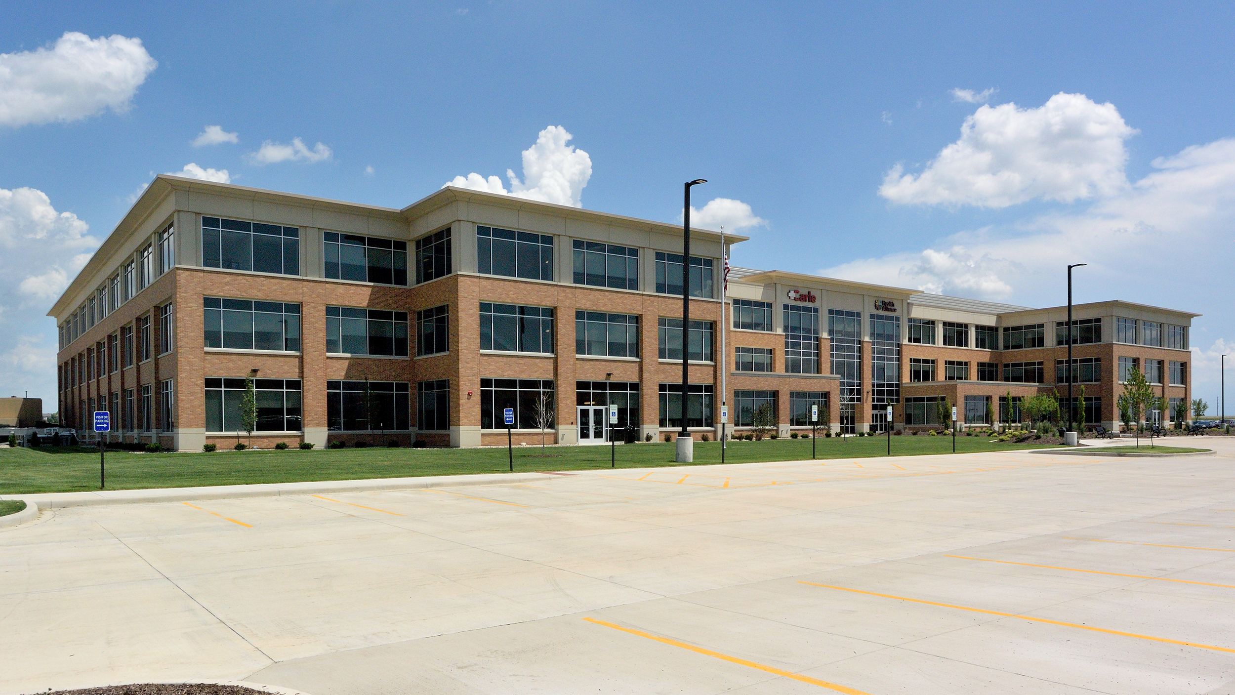 Perspective view of Carle Administrative Center.