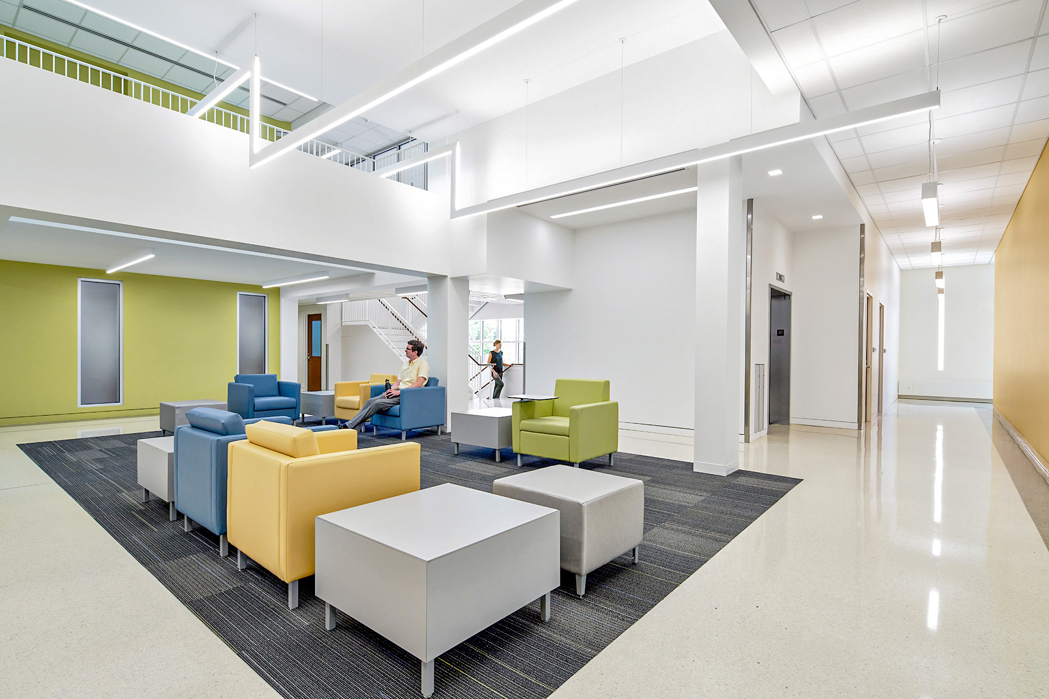 Freer Hall lobby.