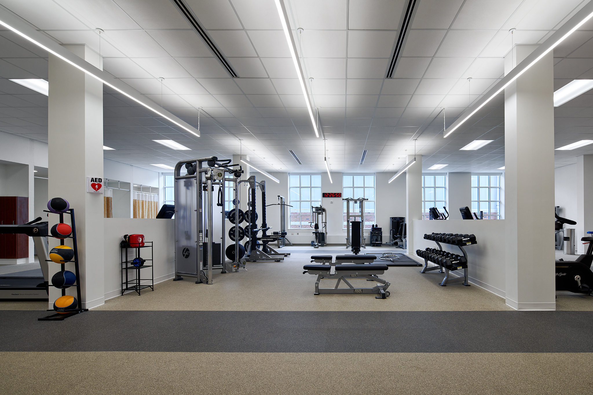 Fitness Center at Freer Hall building.