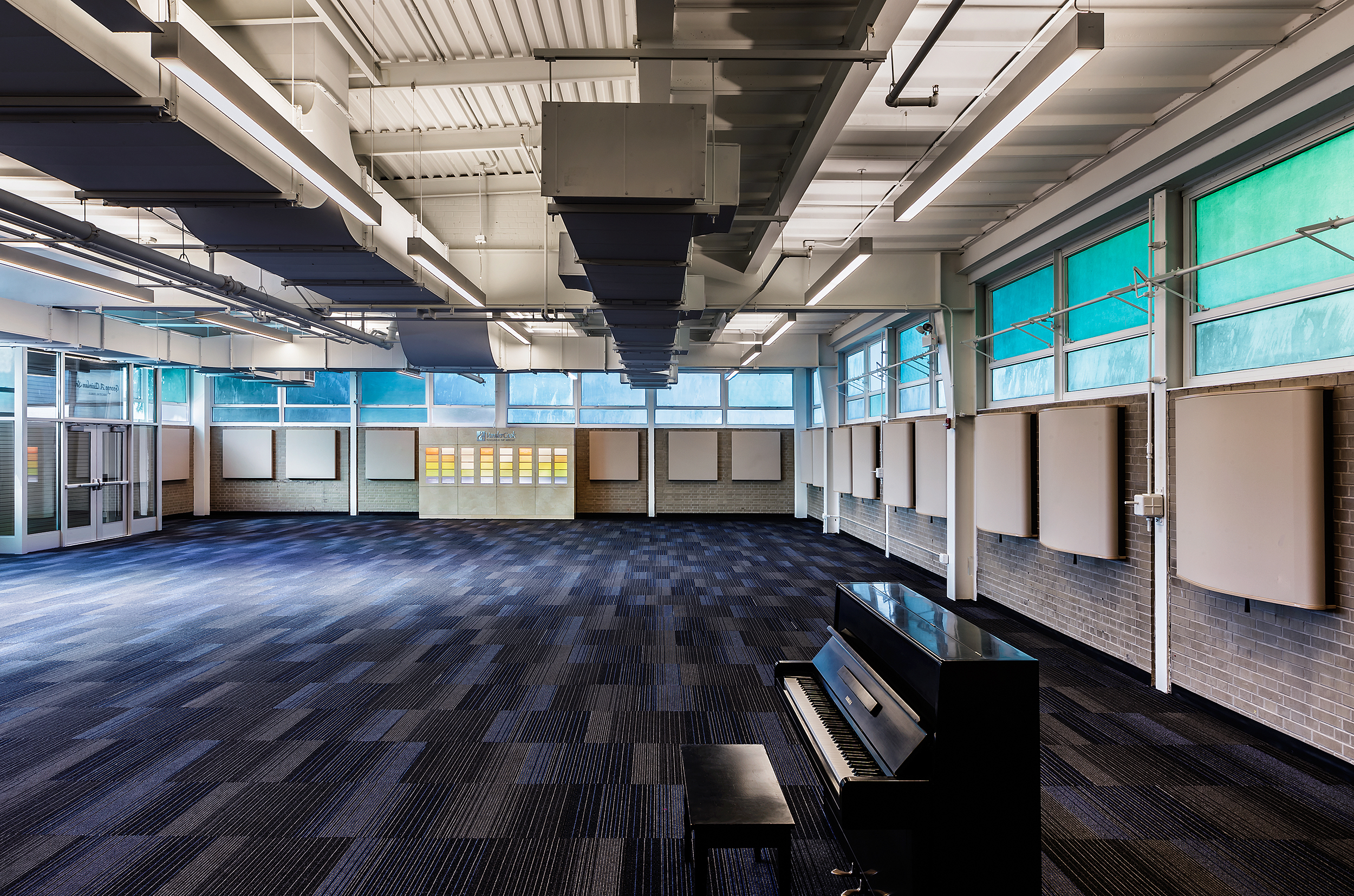 Performance space at VanderCook College of Music.