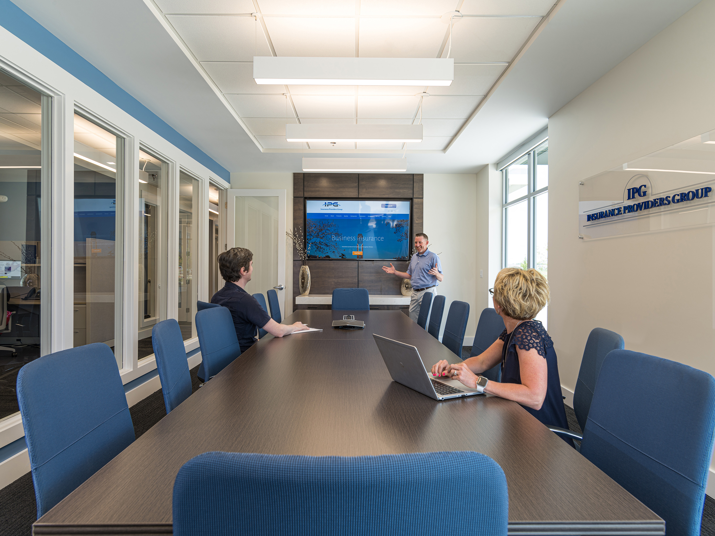 Conference Room at Insurance Providers Group Office.