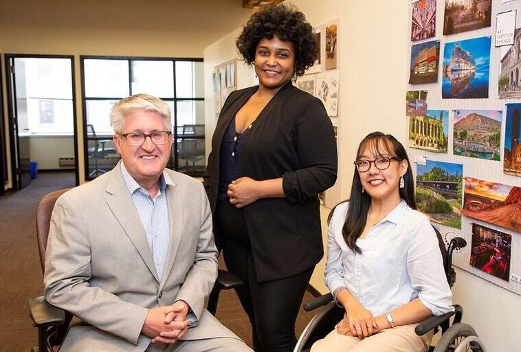 Photograph of Doug, Whitney, and Rachel